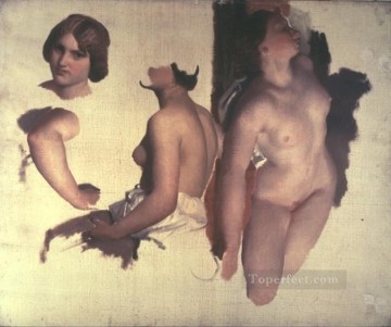  Marc Arte - Tanz der Bacchantinnen desnudo Marc Charles Gabriel Gleyre